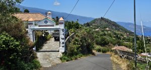 Blick zurück zum Montaña de La Breña