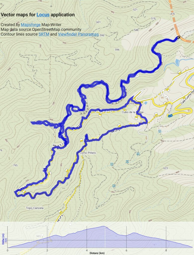 Cubo de la Galga - Track