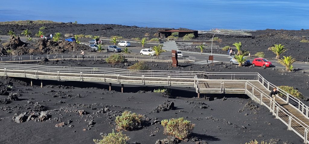 Caños de Fuego - Übersicht über das Gelände