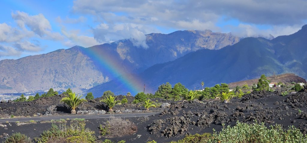 Regenbogen über Las Manchas