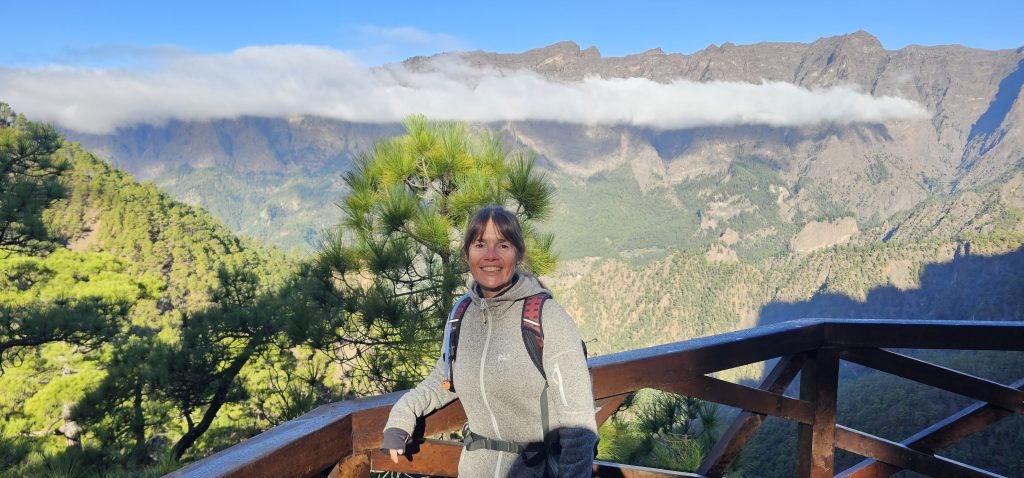 Mirador de Los Roques mit traumhaftem Blick in die Caldera de Taburiente im Zentrum der Insel La Palma
