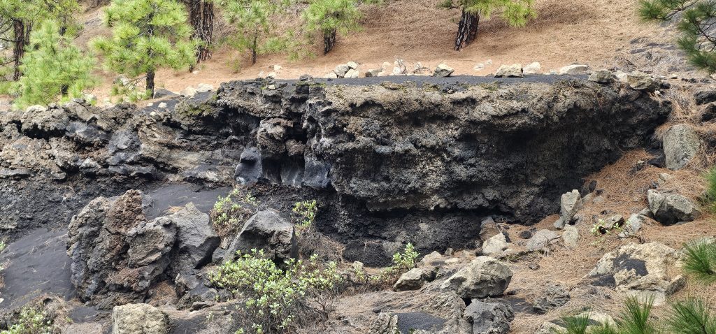 Eine schöne und kurzweilige Runde an den Hängen des Vulkan Tajuya mit tollen Ausblicken auf die Westküste, das Aridanetal und den neuen Vulkan Tajogaite (2021)