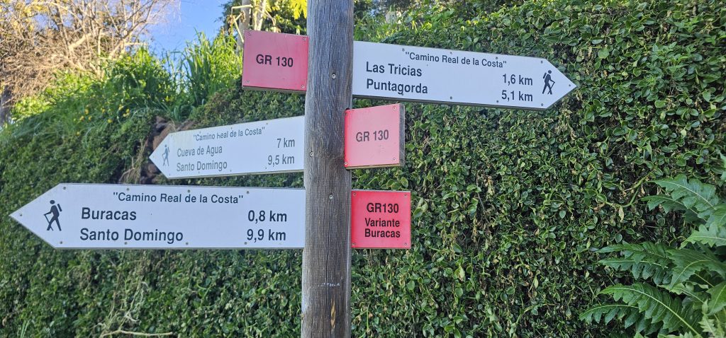 Runde Las Tricias - El Castillo: Alternative über Buracas