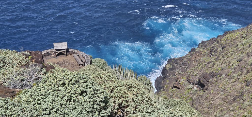 Puntagorda - Mirador Cruz de la Reina: Blick auf den unteren Mirador