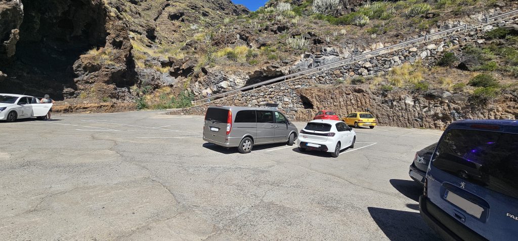 Poris de Candelaria (Piratenbucht): Unterer Parkplatz