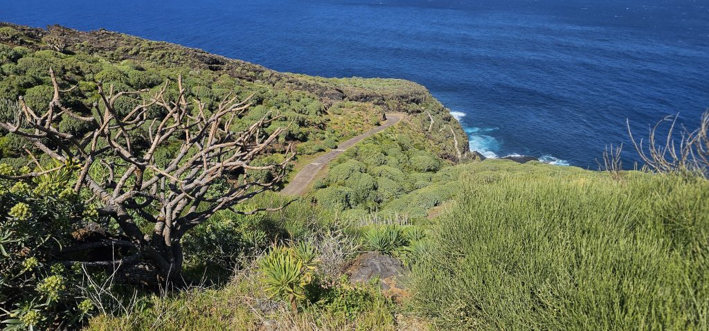 Poris de Lomada Grande: Hier ist fast die gesamte Wegstrecke zu überblicken